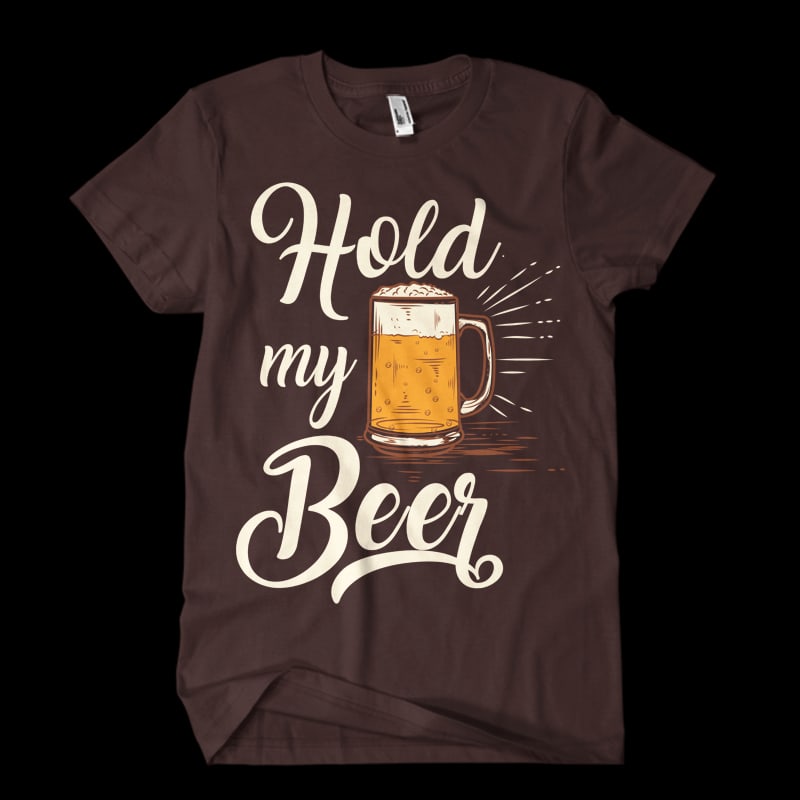 Hold My Beer Vector t-shirt design tshirt design for sale