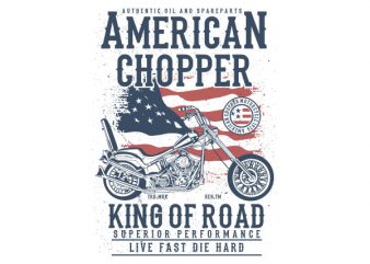 American Chopper Vector t-shirt design