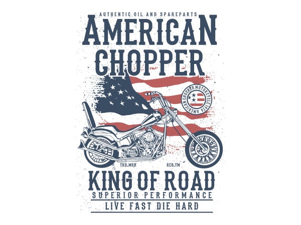 American chopper vector t-shirt design