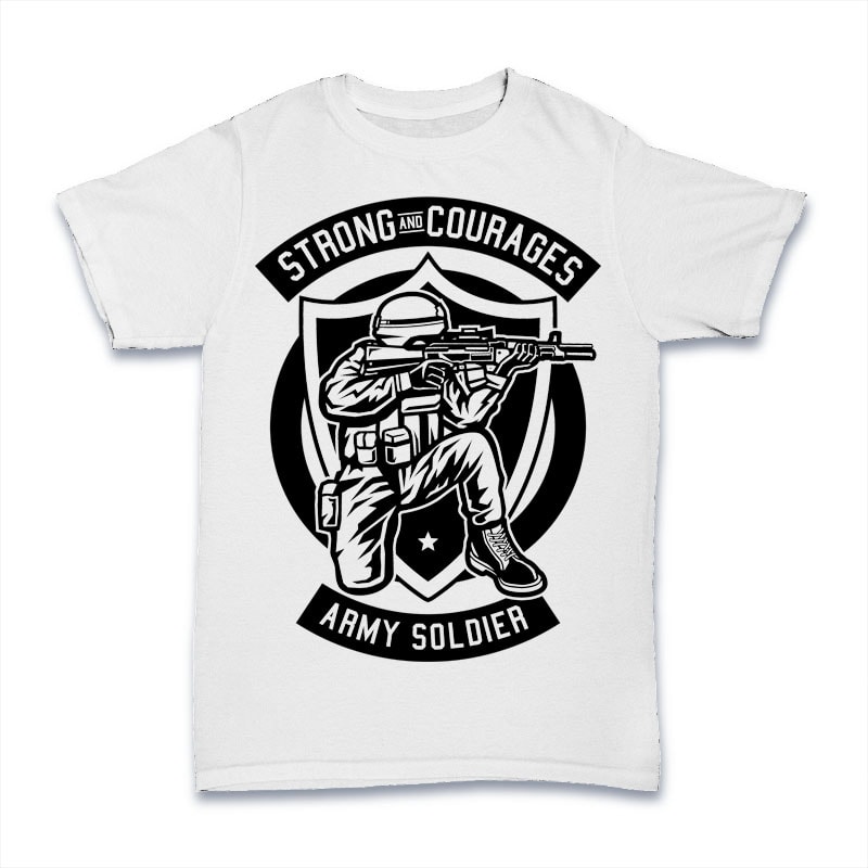 Army Soldier commercial use t shirt designs
