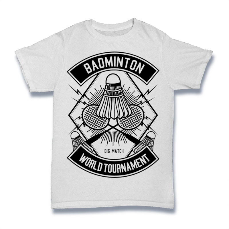 Badminton Tshirt Design buy t shirt design