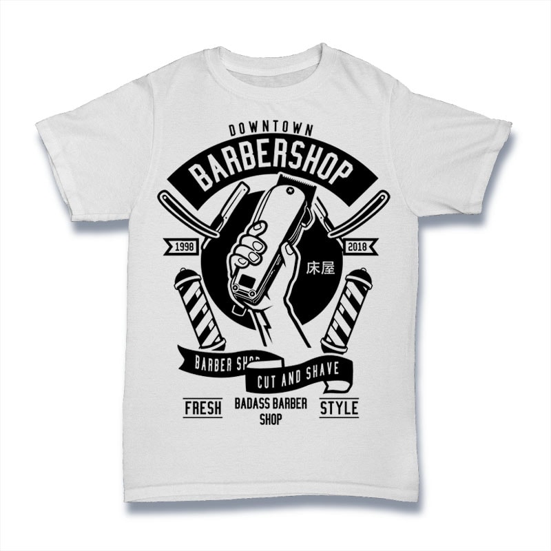 Barber Revolution Tshirt Design buy tshirt design