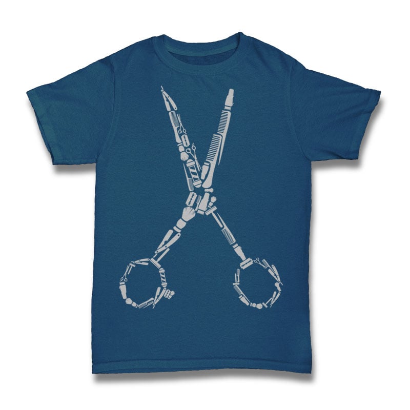 Barber Scissors buy t shirt design