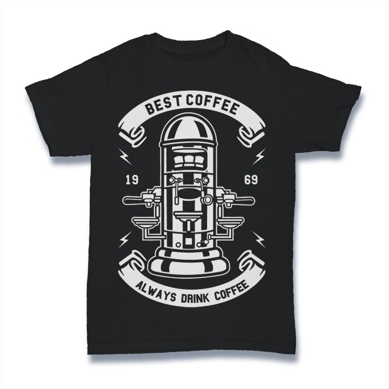 Best Coffee Tshirt Design buy t shirt design