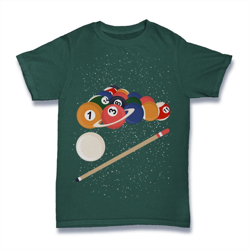 Billiard Space Tshirt Design buy t shirt design