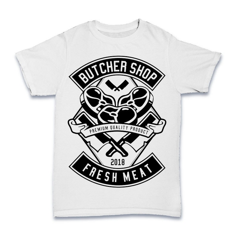 Butcher Tshirt Design tshirt-factory.com