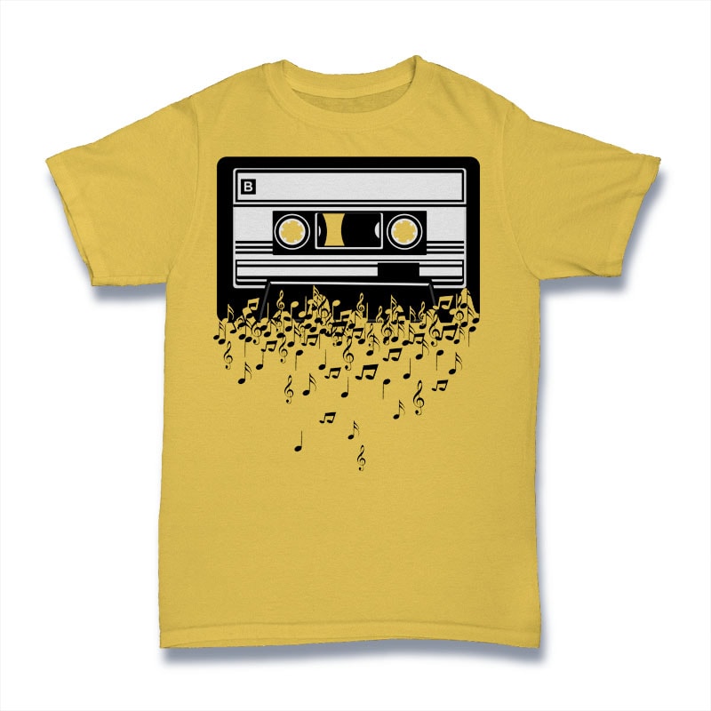 Cassette Tshirt Design tshirt factory