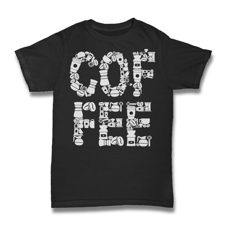 Coffee buy t shirt design