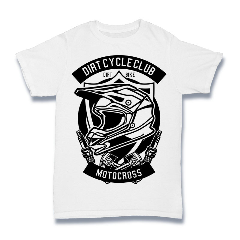 Dirt Cycle Club Tshirt Design tshirt design for sale