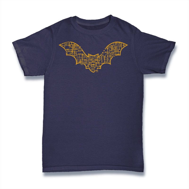 Electric Bat Tshirt Design buy t shirt design