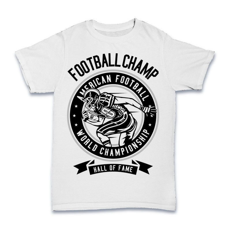 Football Champ Tshirt Design t shirt designs for teespring