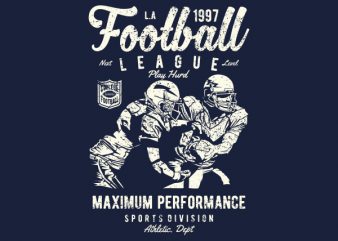 Football League Vector t-shirt design
