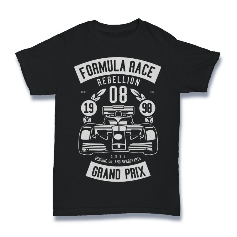 Formula Race Tshirt Design buy t shirt design