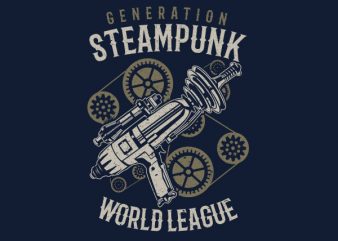 Generation Steampunk Vector t-shirt design