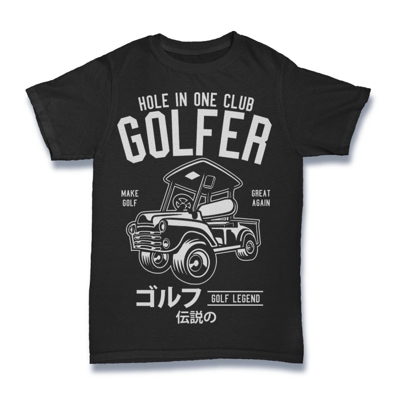 Golf Truck Tshirt Design buy tshirt design