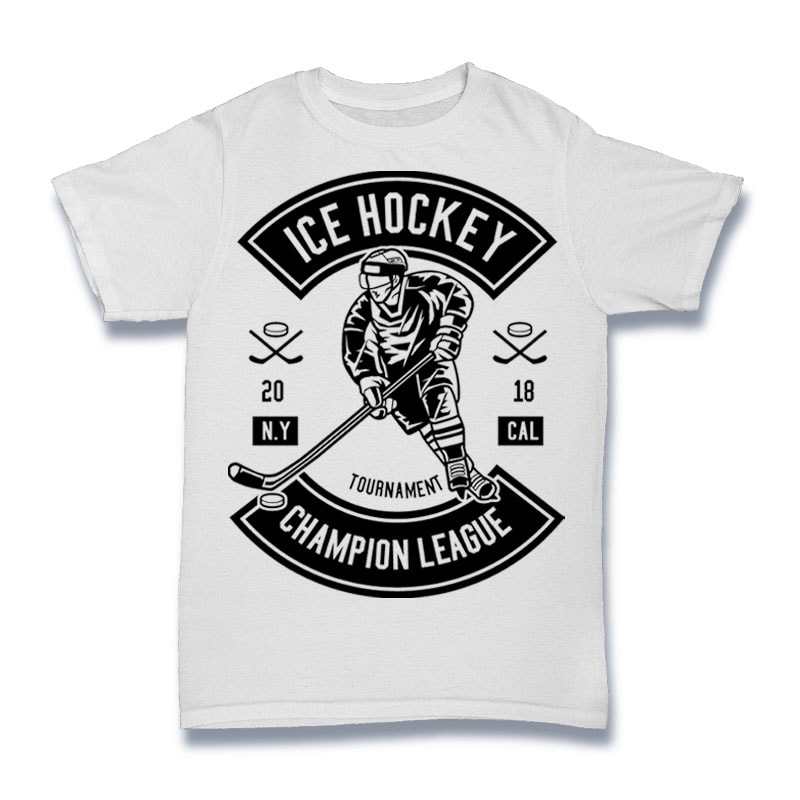 Ice Hockey T-Shirt Design