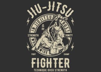 Jiu Jitsu Graphic t-shirt design