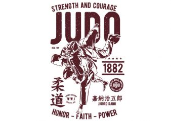 Judo Graphic t-shirt design