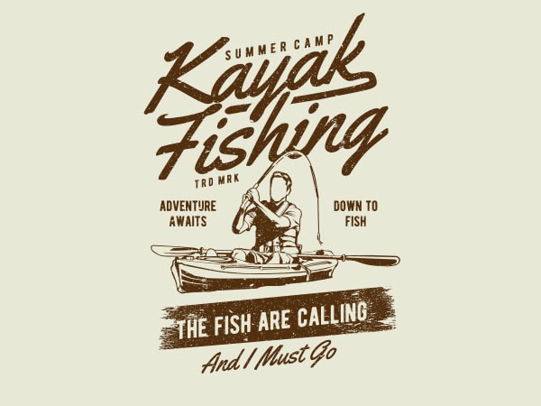 Details about   Kayak fishing t shirt I'd Rather be Kayak fishing kayak tshirt 