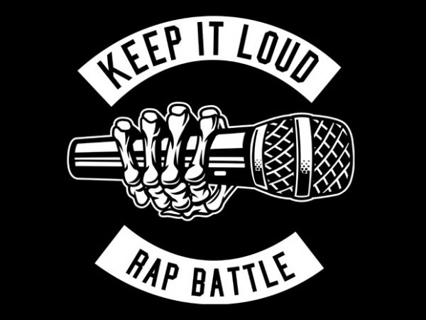 Keep it loud tshirt design Keep it loud tshirt design