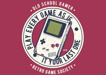 Last Game Graphic t-shirt design