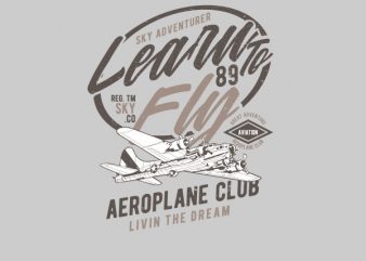 Learn To Fly Vector t-shirt design