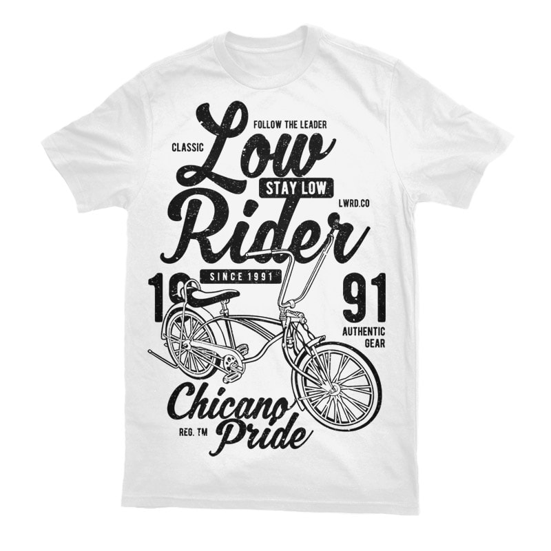 Low Rider Graphic t-shirt design tshirt-factory.com