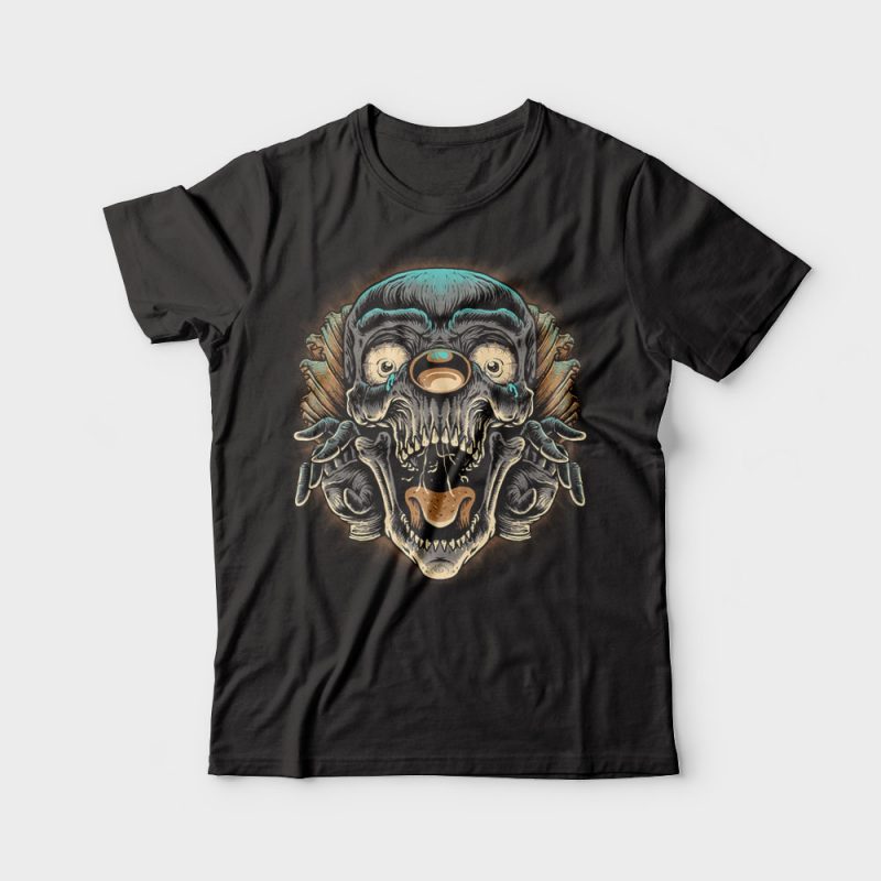 Scary Clown buy t shirt design