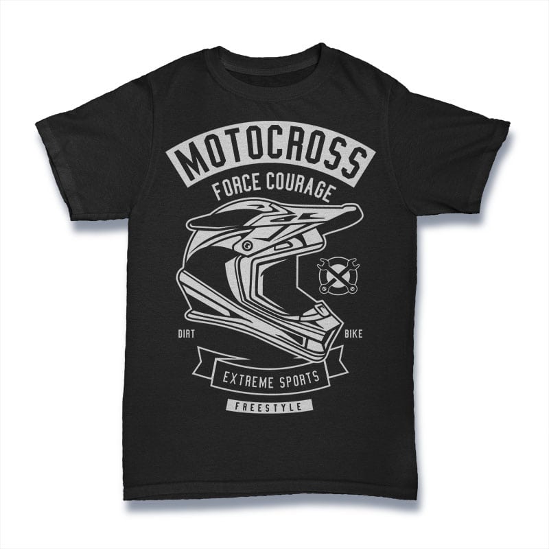 Motocross Force Courage Tshirt Design t shirt designs for teespring