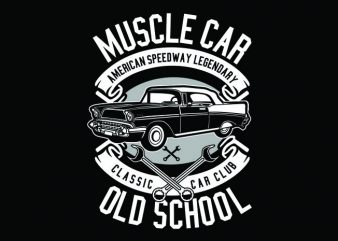 Muscle Car Tshirt Design