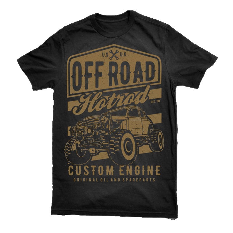 Offroad Hotrod Vector t-shirt design buy tshirt design