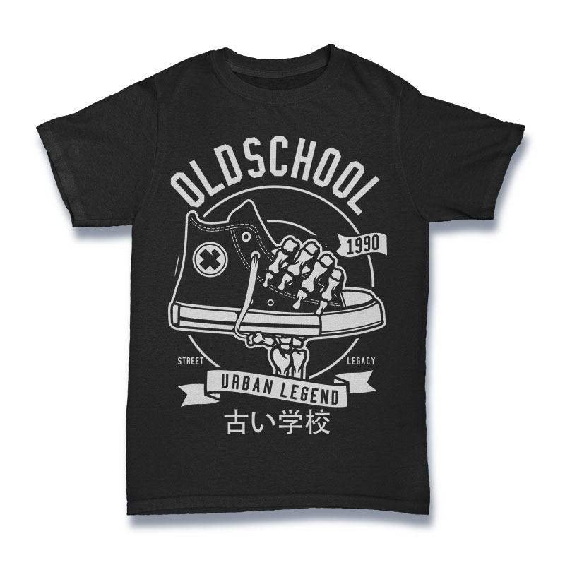 Old School Tshirt Design tshirt-factory.com