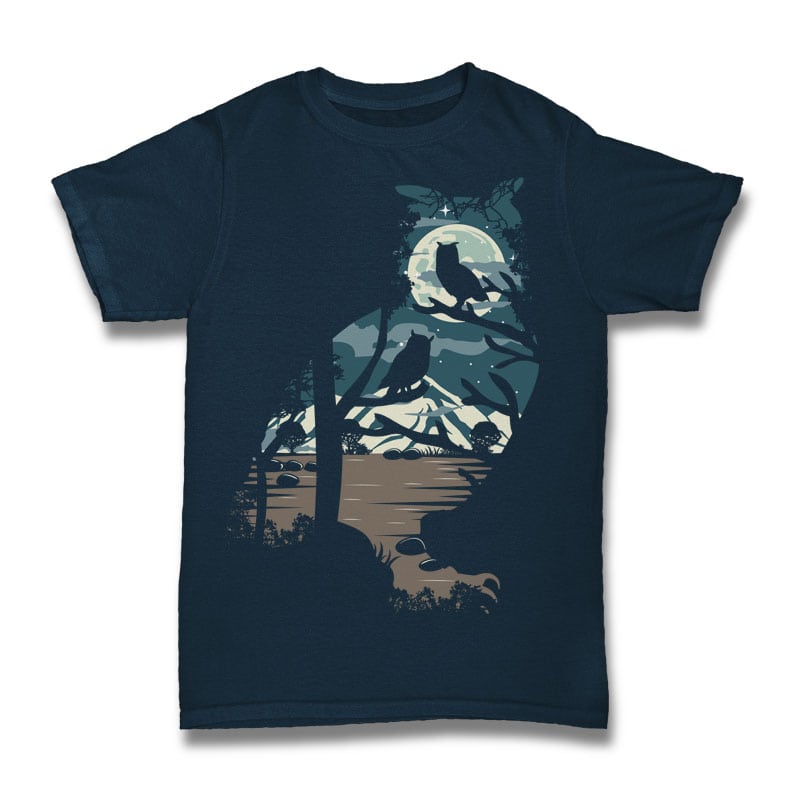 Owl Tshirt Design buy t shirt design