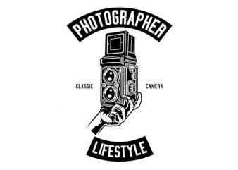 Photographer Lifestyle Tshirt Design
