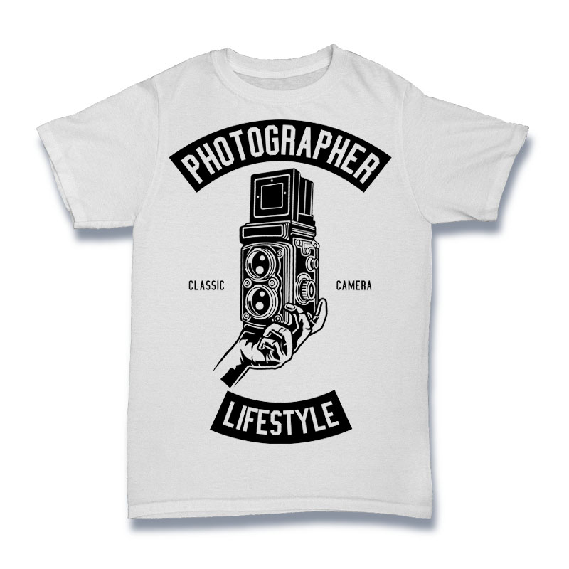 Photographer Lifestyle Tshirt Design tshirt design for sale