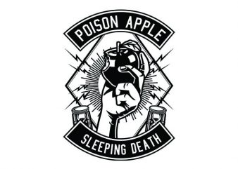 Poison Apple Tshirt Design