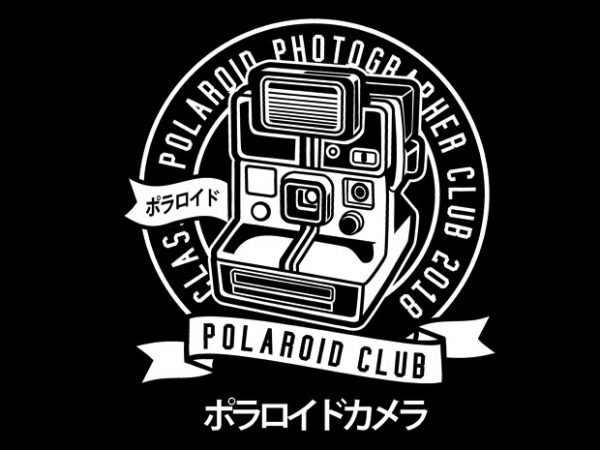 Polaroid tshirt design