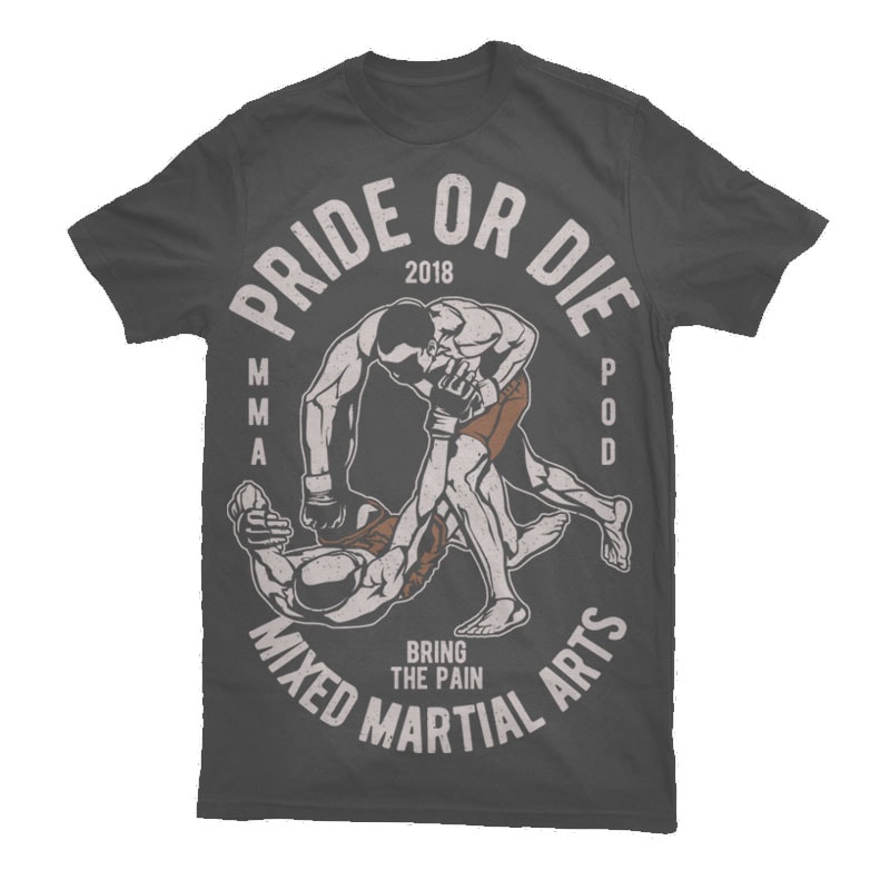 Pride Or Die Vector t-shirt design tshirt design for merch by amazon