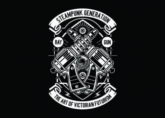 Retro Gun Tshirt Design