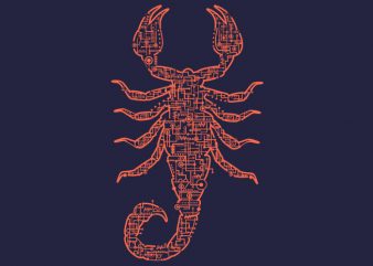 Scorpion Tshirt Design