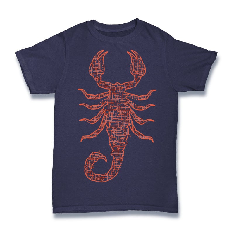 Scorpion Tshirt Design buy t shirt design