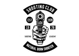 Shooting Club Tshirt Design