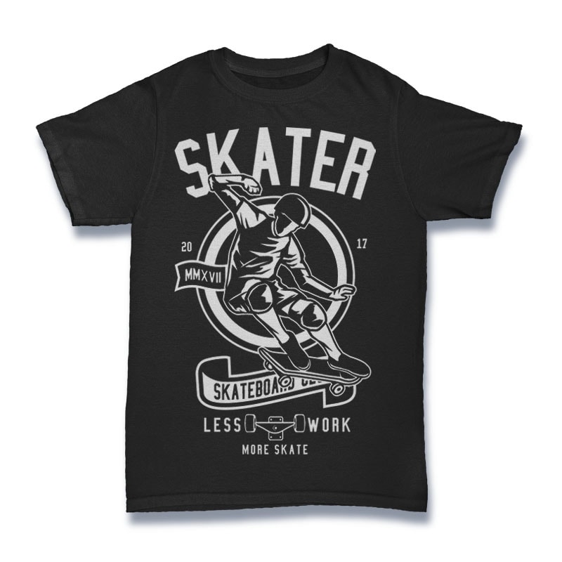 Skater Tshirt Design tshirt design for merch by amazon