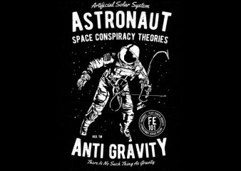 Space Conspiracy Theories Vector t-shirt design