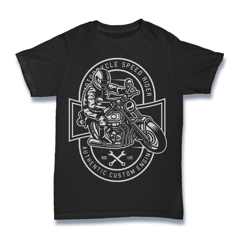 Speed Rider Tshirt Design tshirt factory