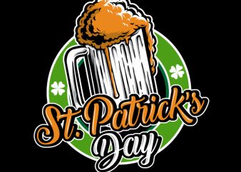 St Patrick Day Logo vector t-shirt design