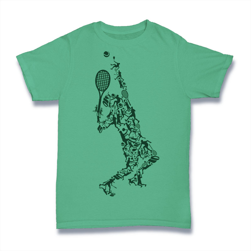 Cool tennis sales shirt designs