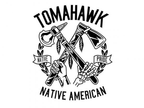 Tomahawk tshirt design