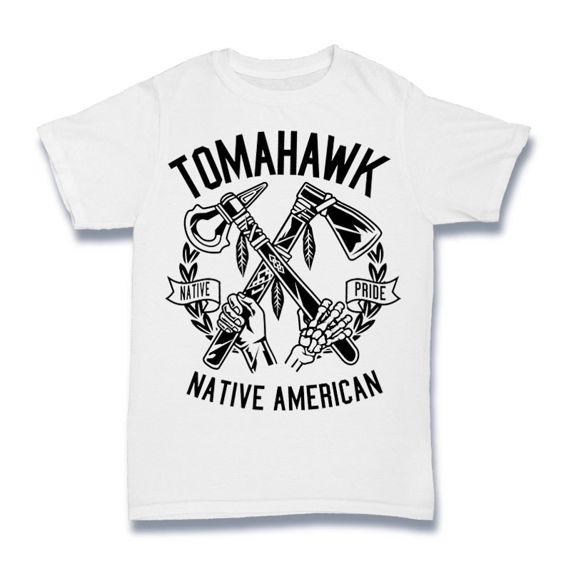 Tomahawk Tshirt Design tshirt designs for merch by amazon