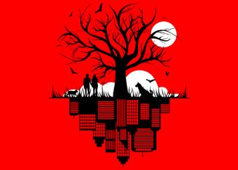 Tree City Tshirt Design